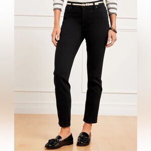 Talbots Flawless Flawless Slim Ankle Black Jeans NWT